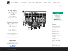Tablet Screenshot of cafebern.com